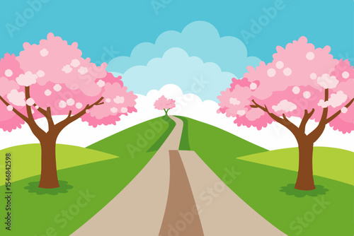 cherry tree in the park