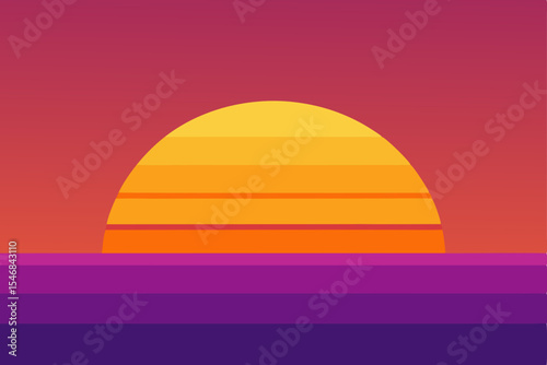 pyramid and sun