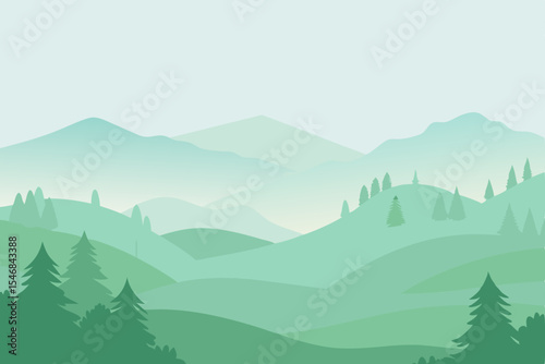 mountain landscape in the mountains