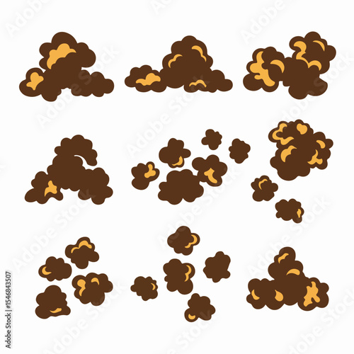 Chocolate fudge brownie clusters sweet treat