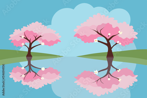 pink cherry blossom
