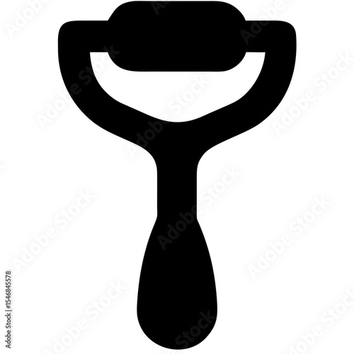 Facial roller icon for beauty and skincare routines