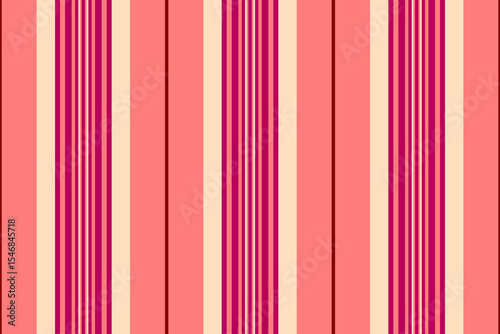 Ghanksgiving pattern seamless lines, straight vector stripe texture. Erand textile vertical fabric background in red and pink colors.