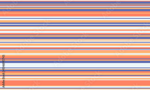 Abstract horizontal stripes in pastel orange, peach, white, and blue.  Perfect for backgrounds, website design, textiles, or any project needing a modern, minimalist, and cheerful aesthetic.
