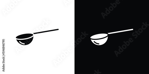 Scoop icon of a flat style vector