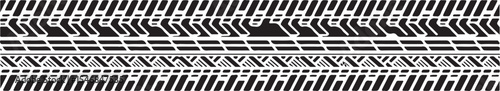 Abstract Tire Tread Pattern Seamless Black and White Texture