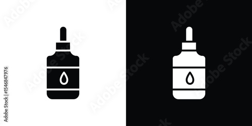 Serum icon of a flat style vector