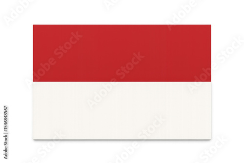 Free Download Indonesian flag waving on transparent background: realistic 3d illustration - GFXLoad
