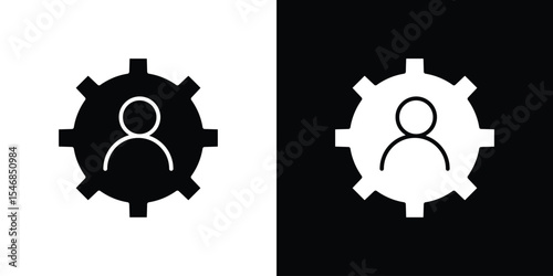 Soft skills icon of a flat style vector