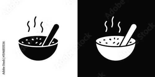 Sour soup icon of a flat style vector