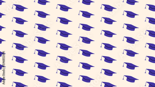 Student life pattern – simple repeat of everyday school tools.