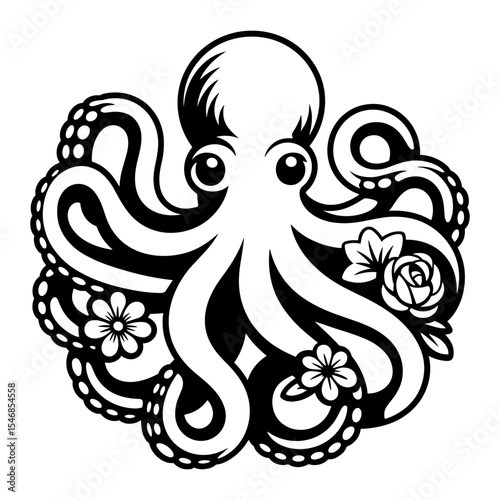 Floral Octopus