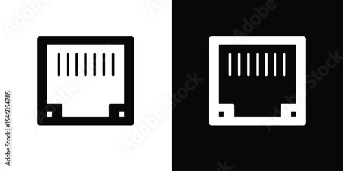 TCP icon of a flat style vector