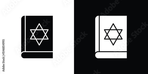 Tanakh book icon of a flat style vector