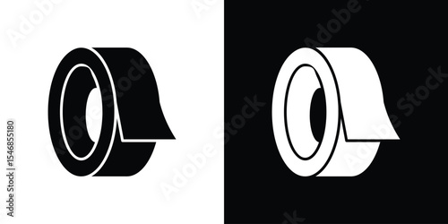 Tape icon of a flat style vector