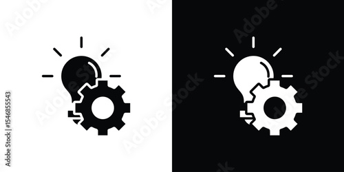 Technique icon of a flat style vector