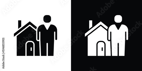 Tenant icon of a flat style vector