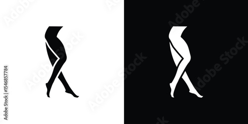 Tights icon of a flat style vector