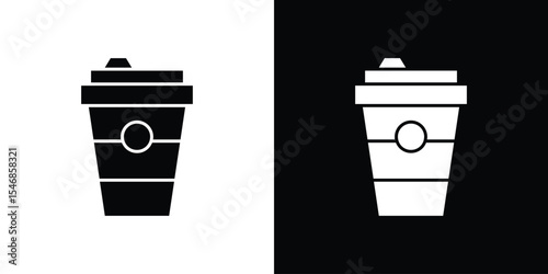 Togo Cup icon of a flat style vector