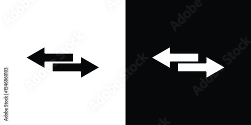Transfer icon of a flat style vector