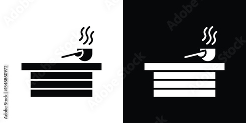 Turkish bath icon of a flat style vector
