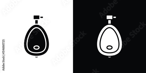Urinal icon of a flat style vector