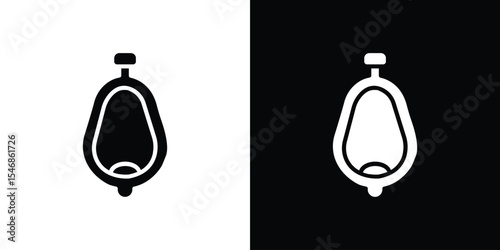 Urinal icon of a flat style vector
