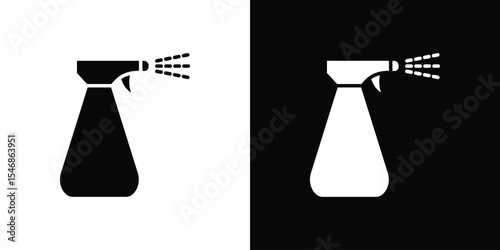 Water spray icon of a flat style vector