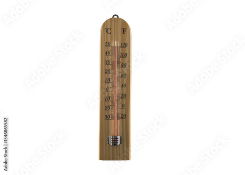 Thermometer shows extreme heat – symbol of heat wave or climate change. Midsummer heat: Outdoor thermometer shows over 40 degrees Celsius