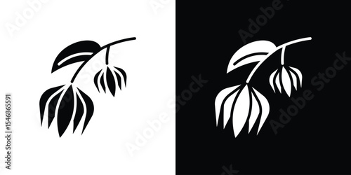 Ylang ylang icon of a flat style vector