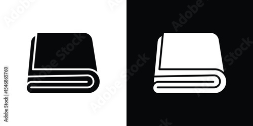blanket icon of a flat style vector