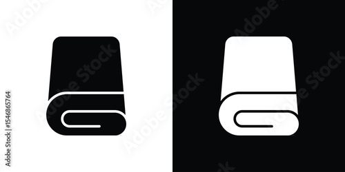 blanket icon of a flat style vector