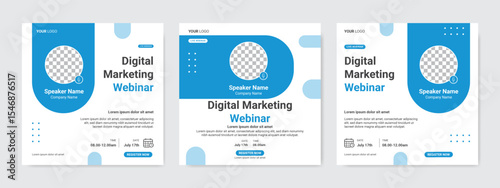 Digital marketing agency social media post design, digital marketing promotion square post layout, corporate business marketing template