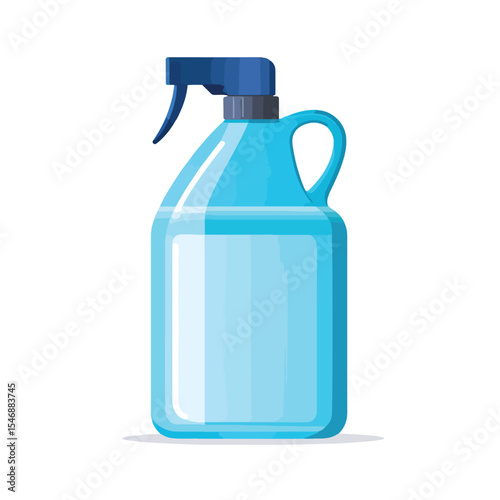 High-Quality Disinfectant Plastic Gallon Bottle Product Image for Cleaning Supplies Marketing Campaigns