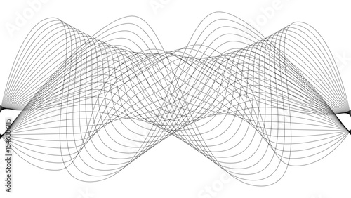 pattern background wavy strings and threads flowy art abstract sound or windy waves black elegant artsy tangle	