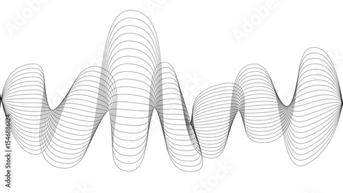 pattern background wavy strings and threads flowy art abstract sound or windy waves black elegant artsy tangle	