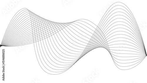 pattern background wavy strings and threads flowy art abstract sound or windy waves black elegant artsy tangle	