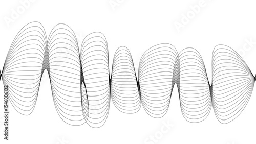 pattern background wavy strings and threads flowy art abstract sound or windy waves black elegant artsy tangle	