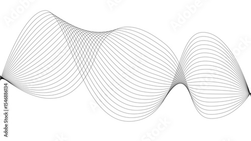 pattern background wavy strings and threads flowy art abstract sound or windy waves black elegant artsy tangle	
