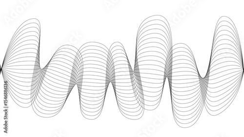 pattern background wavy strings and threads flowy art abstract sound or windy waves black elegant artsy tangle	