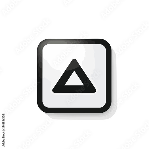 Professional Media Player Play Button Icon Vector Illustration for Multimedia Applications