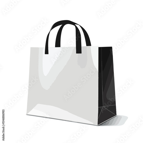 Professional Shopping Bag Icon Vector Illustration for E-commerce Websites and Applications