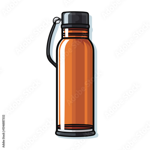 Professional Vector Illustration of Sports Bottle Icon for Athletic and Fitness Designs