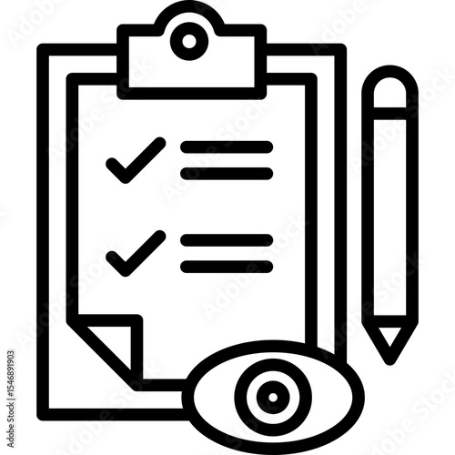 Transparency line icon