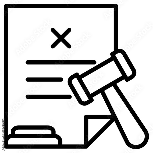 Rule line icon