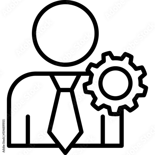 Administration line icon