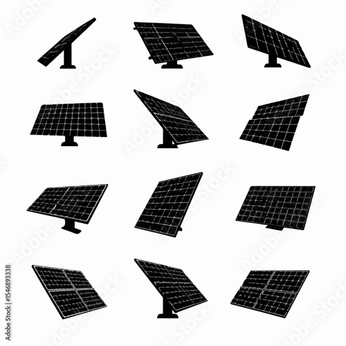 Solar panels energy renewable eco power resource