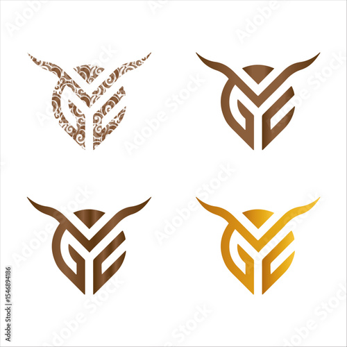 Set of GC Wings Minimalist Logo