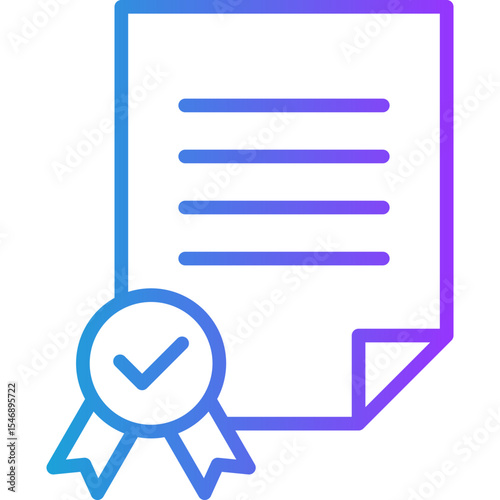 Standard line gradient icon
