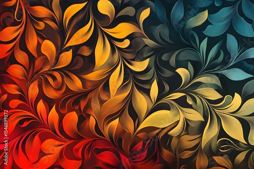 Popular image. Abstraction. Gradient background.